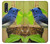 S3839 Oiseau bleu du bonheur Oiseau bleu Etui Coque Housse pour Samsung Galaxy A70