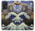 S3851 Monde de l'art Van Gogh Hokusai Da Vinci Etui Coque Housse pour Samsung Galaxy A72, Galaxy A72 5G