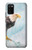 S3843 Pygargue à tête blanche sur glace Etui Coque Housse pour Samsung Galaxy A02s, Galaxy M02s  (NOT FIT with Galaxy A02s Verizon SM-A025V)