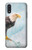 S3843 Pygargue à tête blanche sur glace Etui Coque Housse pour Samsung Galaxy A01
