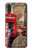 S3856 Vintage Londres Britannique Etui Coque Housse pour Samsung Galaxy A01