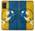 S3857 Colombe de la paix drapeau ukrainien Etui Coque Housse pour Samsung Galaxy A51