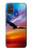 S3841 Pygargue à tête blanche volant dans un ciel coloré Etui Coque Housse pour Samsung Galaxy A71