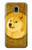 S3826 Dogecoin Shiba Etui Coque Housse pour Samsung Galaxy J3 (2018), J3 Star, J3 V 3rd Gen, J3 Orbit, J3 Achieve, Express Prime 3, Amp Prime 3