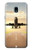 S3837 Avion Décollage Sunrise Etui Coque Housse pour Samsung Galaxy J3 (2018), J3 Star, J3 V 3rd Gen, J3 Orbit, J3 Achieve, Express Prime 3, Amp Prime 3