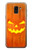 S3828 Citrouille d'Halloween Etui Coque Housse pour Samsung Galaxy J6 (2018)