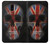 S3848 Crâne de drapeau du Royaume-Uni Etui Coque Housse pour Samsung Galaxy J6 (2018)