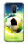 S3844 Ballon de football de football rougeoyant Etui Coque Housse pour Samsung Galaxy A6+ (2018), J8 Plus 2018, A6 Plus 2018