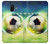 S3844 Ballon de football de football rougeoyant Etui Coque Housse pour Samsung Galaxy A6+ (2018), J8 Plus 2018, A6 Plus 2018