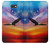 S3841 Pygargue à tête blanche volant dans un ciel coloré Etui Coque Housse pour Samsung Galaxy J7 Prime (SM-G610F)