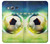 S3844 Ballon de football de football rougeoyant Etui Coque Housse pour Samsung Galaxy J3 (2016)