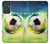 S3844 Ballon de football de football rougeoyant Etui Coque Housse pour Samsung Galaxy Quantum 2