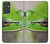 S3845 Grenouille verte Etui Coque Housse pour Samsung Galaxy Quantum 2