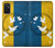 S3857 Colombe de la paix drapeau ukrainien Etui Coque Housse pour Samsung Galaxy M52 5G