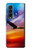 S3841 Pygargue à tête blanche volant dans un ciel coloré Etui Coque Housse pour Samsung Galaxy Z Fold 3 5G