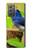 S3839 Oiseau bleu du bonheur Oiseau bleu Etui Coque Housse pour Samsung Galaxy Z Fold2 5G