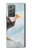 S3843 Pygargue à tête blanche sur glace Etui Coque Housse pour Samsung Galaxy Z Fold2 5G