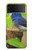 S3839 Oiseau bleu du bonheur Oiseau bleu Etui Coque Housse pour Samsung Galaxy Z Flip 3 5G