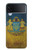 S3858 Drapeau de l'Ukraine Etui Coque Housse pour Samsung Galaxy Z Flip 3 5G