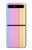 S3849 Couleurs verticales colorées Etui Coque Housse pour Samsung Galaxy Z Flip 5G