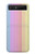 S3849 Couleurs verticales colorées Etui Coque Housse pour Samsung Galaxy Z Flip 5G