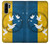 S3857 Colombe de la paix drapeau ukrainien Etui Coque Housse pour Huawei P30 Pro