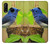 S3839 Oiseau bleu du bonheur Oiseau bleu Etui Coque Housse pour Huawei P30 lite