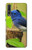 S3839 Oiseau bleu du bonheur Oiseau bleu Etui Coque Housse pour Huawei P20 Pro