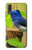 S3839 Oiseau bleu du bonheur Oiseau bleu Etui Coque Housse pour Huawei P20