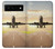 S3837 Avion Décollage Sunrise Etui Coque Housse pour Google Pixel 6