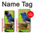 S3839 Oiseau bleu du bonheur Oiseau bleu Etui Coque Housse pour Google Pixel 5A 5G
