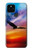 S3841 Pygargue à tête blanche volant dans un ciel coloré Etui Coque Housse pour Google Pixel 5