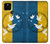 S3857 Colombe de la paix drapeau ukrainien Etui Coque Housse pour Google Pixel 5