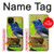 S3839 Oiseau bleu du bonheur Oiseau bleu Etui Coque Housse pour Google Pixel 4a 5G