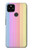 S3849 Couleurs verticales colorées Etui Coque Housse pour Google Pixel 4a 5G