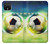 S3844 Ballon de football de football rougeoyant Etui Coque Housse pour Google Pixel 4