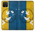 S3857 Colombe de la paix drapeau ukrainien Etui Coque Housse pour Google Pixel 4