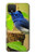 S3839 Oiseau bleu du bonheur Oiseau bleu Etui Coque Housse pour Google Pixel 4 XL