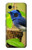S3839 Oiseau bleu du bonheur Oiseau bleu Etui Coque Housse pour Google Pixel 3a