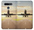 S3837 Avion Décollage Sunrise Etui Coque Housse pour LG K51S