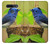 S3839 Oiseau bleu du bonheur Oiseau bleu Etui Coque Housse pour LG K51S