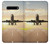 S3837 Avion Décollage Sunrise Etui Coque Housse pour LG V60 ThinQ 5G