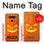 S3828 Citrouille d'Halloween Etui Coque Housse pour LG V40, LG V40 ThinQ