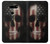 S3850 Crâne de drapeau américain Etui Coque Housse pour LG V30, LG V30 Plus, LG V30S ThinQ, LG V35, LG V35 ThinQ