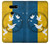 S3857 Colombe de la paix drapeau ukrainien Etui Coque Housse pour LG V30, LG V30 Plus, LG V30S ThinQ, LG V35, LG V35 ThinQ