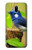 S3839 Oiseau bleu du bonheur Oiseau bleu Etui Coque Housse pour LG G7 ThinQ
