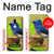 S3839 Oiseau bleu du bonheur Oiseau bleu Etui Coque Housse pour LG G7 ThinQ