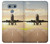 S3837 Avion Décollage Sunrise Etui Coque Housse pour LG G6
