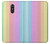 S3849 Couleurs verticales colorées Etui Coque Housse pour LG Q Stylo 4, LG Q Stylus