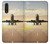 S3837 Avion Décollage Sunrise Etui Coque Housse pour LG Velvet